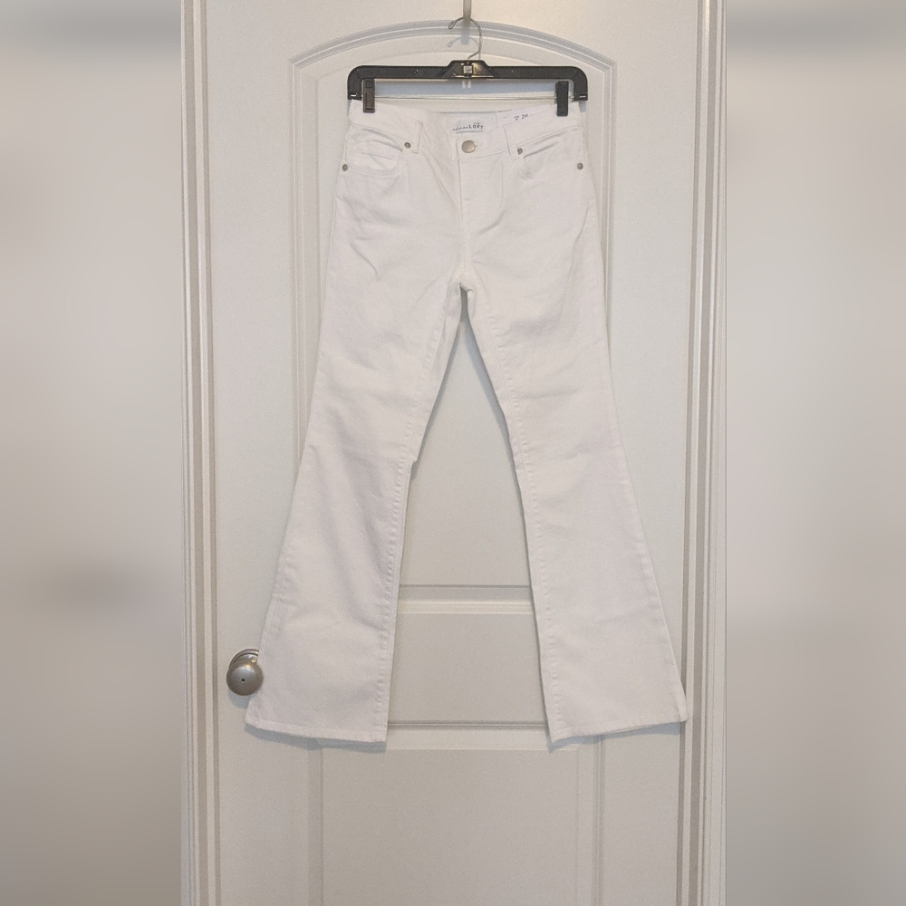 Loft White Jeans